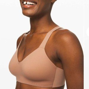 EUC Lululemon | Hold True Bra 34E Beige/Dusty Bronze